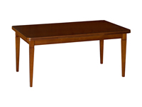 MESA RECTANGULAR 4 PES COM TABUAS LATERAIS